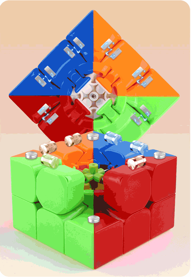 QiYi QiMeng Plus M 3x3x3 Magnetic Cube 9cm Stickerless